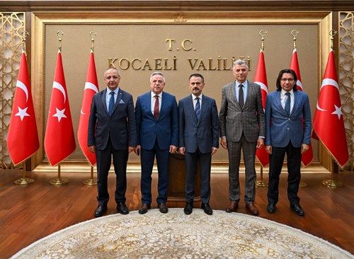 İstanbul Kaymakamlarından Vali İlhami Aktaş'a Ziyaret